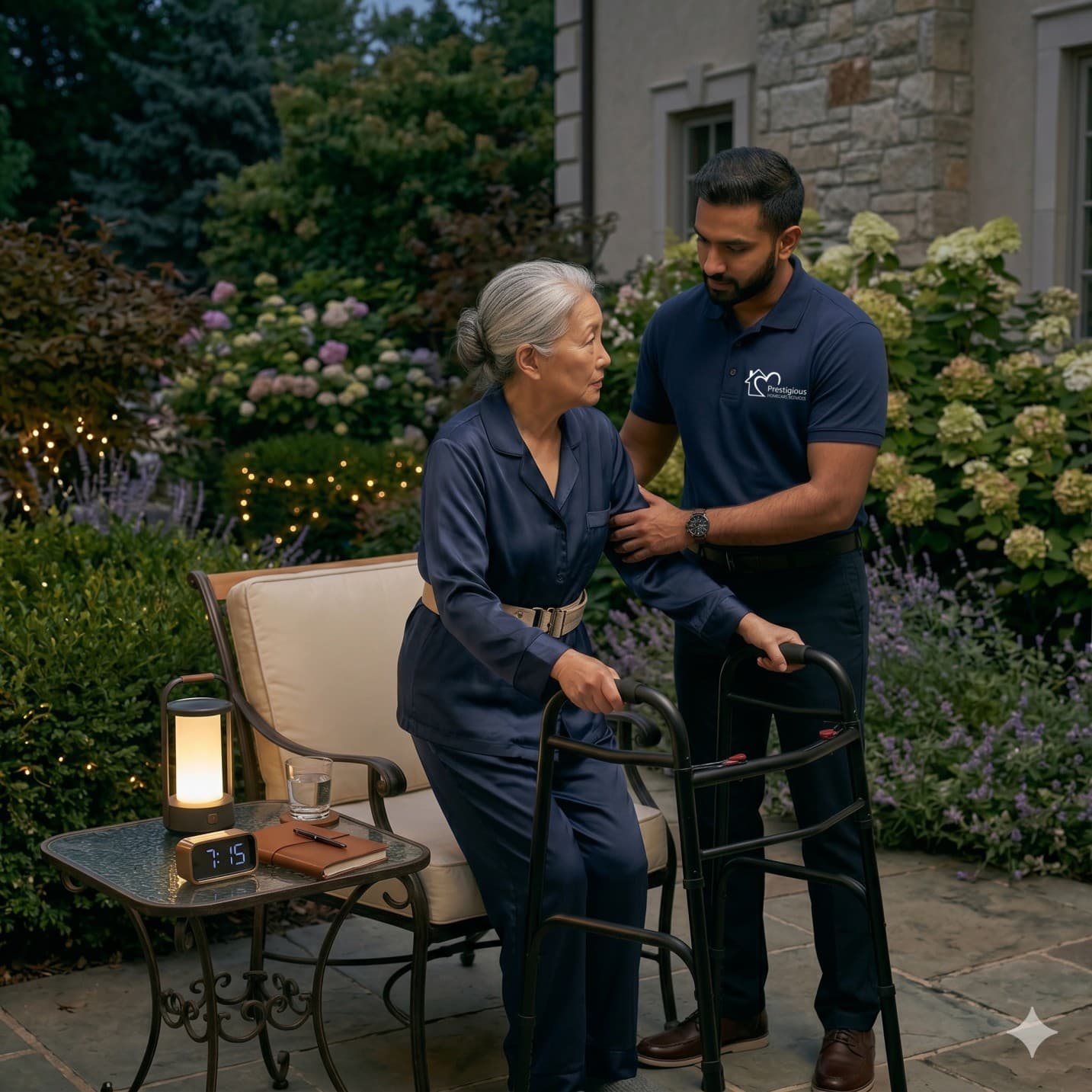 Support with safe movement and everyday activities at home.